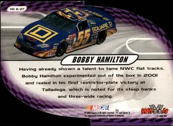 2002 Wheels High Gear - High Groove #HG 8 Bobby Hamilton Back