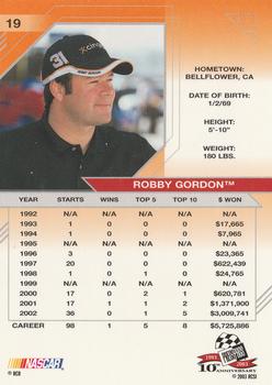 2003 Press Pass Eclipse #19 Robby Gordon Back