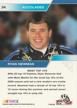 2003 Press Pass Eclipse #34 Ryan Newman Back