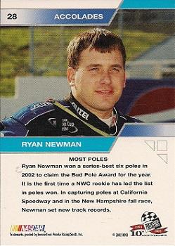 2003 Press Pass Eclipse #28 Ryan Newman Back
