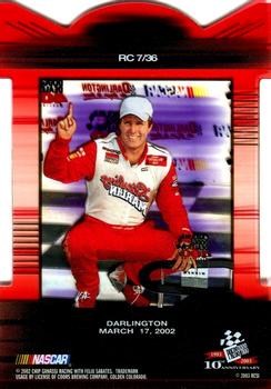2003 Press Pass Eclipse - Racing Champions #RC 7 Sterling Marlin Back