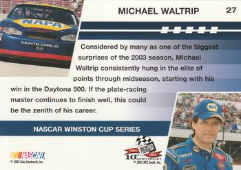 2003 Press Pass Optima #27 Michael Waltrip Back
