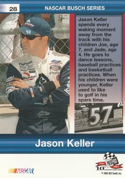 2003 Press Pass Optima #28 Jason Keller Back