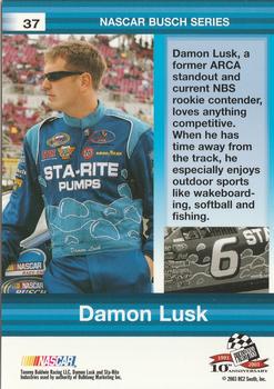 2003 Press Pass Optima #37 Damon Lusk Back