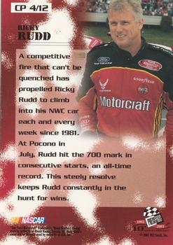 2003 Press Pass Optima - Cool Persistence #CP 4 Ricky Rudd Back