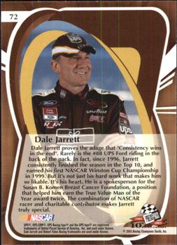 2003 Press Pass Premium #72 Dale Jarrett Back