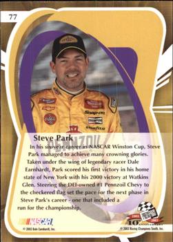 2003 Press Pass Premium #77 Steve Park Back