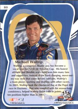 2003 Press Pass Premium #80 Michael Waltrip Back