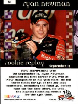 2003 Press Pass #69 Ryan Newman Back