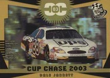 2003 Press Pass - Cup Chase Redemption #CCR6 Dale Jarrett Front