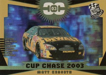 2003 Press Pass - Cup Chase Redemption #CCR8 Matt Kenseth Front