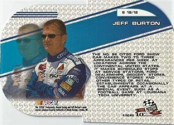 2003 Press Pass - Showcar #S 1B Jeff Burton Back