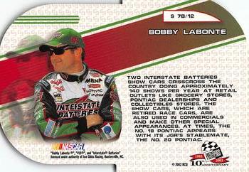 2003 Press Pass - Showcar #S 7B Bobby Labonte Back