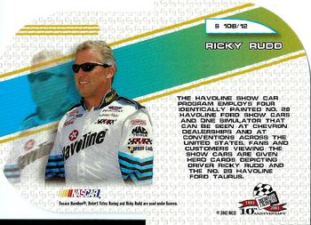 2003 Press Pass - Showcar #S 10B Ricky Rudd Back