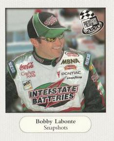 2003 Press Pass - Snapshots #SS 13 Bobby Labonte Front