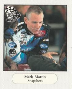 2003 Press Pass - Snapshots #SS 16 Mark Martin Front
