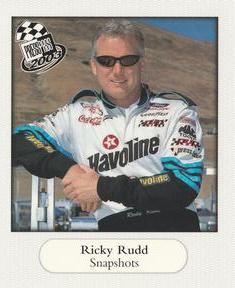 2003 Press Pass - Snapshots #SS 19 Ricky Rudd Front
