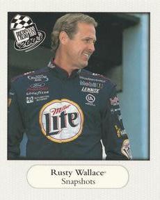 2003 Press Pass - Snapshots #SS 25 Rusty Wallace Front