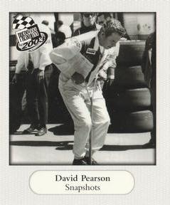 2003 Press Pass - Snapshots #SS 33 David Pearson Front
