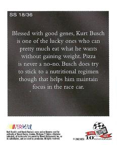 2003 Press Pass - Snapshots #SS 18 Kurt Busch Back