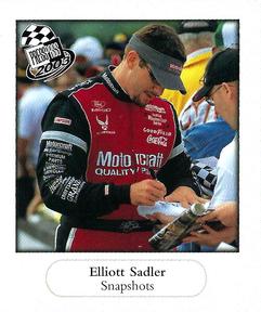 2003 Press Pass - Snapshots #SS 20 Elliott Sadler Front
