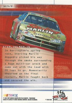 2003 Press Pass - Velocity #VC 5 Sterling Marlin Back