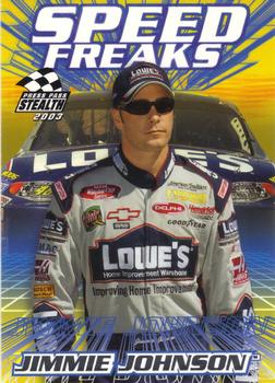 2003 Press Pass Stealth #67 Jimmie Johnson Front