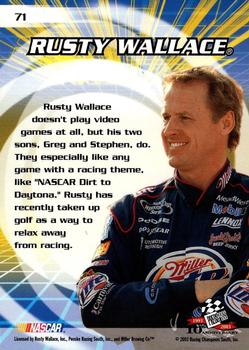 2003 Press Pass Stealth #71 Rusty Wallace Back
