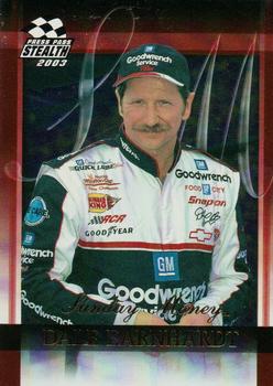 2003 Press Pass Stealth #SM 0 Dale Earnhardt Sunday Money Front