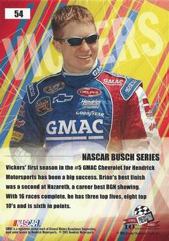 2003 Press Pass Stealth #54 Brian Vickers Back