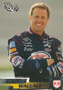 2003 Press Pass Trackside #18 Rusty Wallace Front