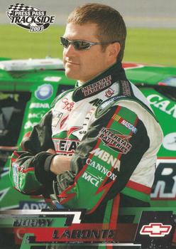 2003 Press Pass Trackside #25 Bobby Labonte Front