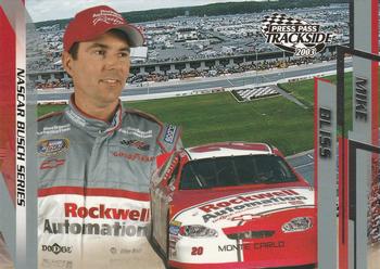 2003 Press Pass Trackside #35 Mike Bliss Front