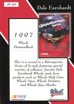2003 Wheels American Thunder - Dale Earnhardt Retrospective #AT 6 Dale Earnhardt Back