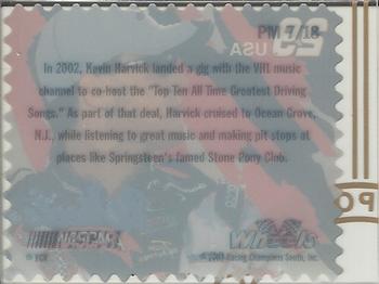 2003 Wheels American Thunder - Post Mark #PM 7 Kevin Harvick Back