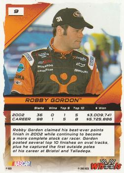 2003 Wheels High Gear #9 Robby Gordon Back