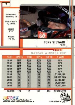 2004 Press Pass Eclipse #7 Tony Stewart Back