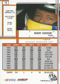 2004 Press Pass Eclipse #15 Robby Gordon Back