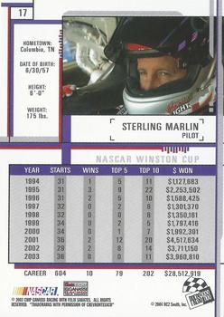 2004 Press Pass Eclipse #17 Sterling Marlin Back