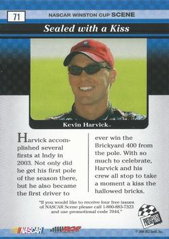 2004 Press Pass Eclipse #71 Kevin Harvick Back