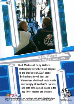 2004 Press Pass Eclipse #76 Mark Martin / Rusty Wallace Back
