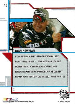 2004 Press Pass Eclipse #46 Ryan Newman Back