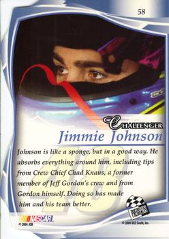 2004 Press Pass Premium #58 Jimmie Johnson Back