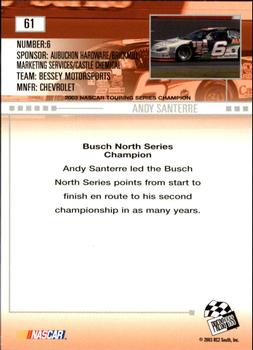 2004 Press Pass #61 Andy Santerre Back
