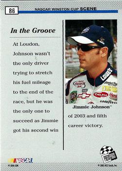 2004 Press Pass #86 In the Groove Back