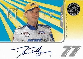 2004 Press Pass - Autographs #NNO Dave Blaney Front