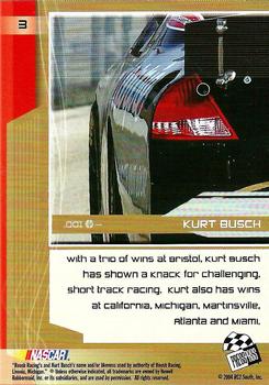 2004 Press Pass Stealth #3 Kurt Busch Back