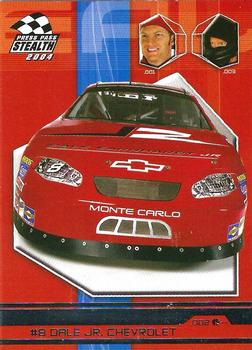 2004 Press Pass Stealth #53 #8 Dale Jr. Chevrolet Front
