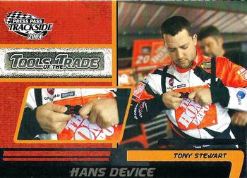 2004 Press Pass Trackside #105 HANS Device Front