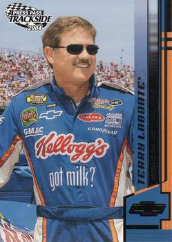 2004 Press Pass Trackside #25 Terry Labonte Front